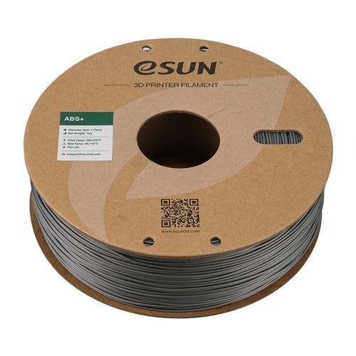 eSun ABS+ (Silver) 1.75mm 3D Filament 1KG