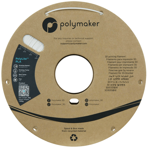 polymaker PolyLite™ PLA White/1.75mm/1kg