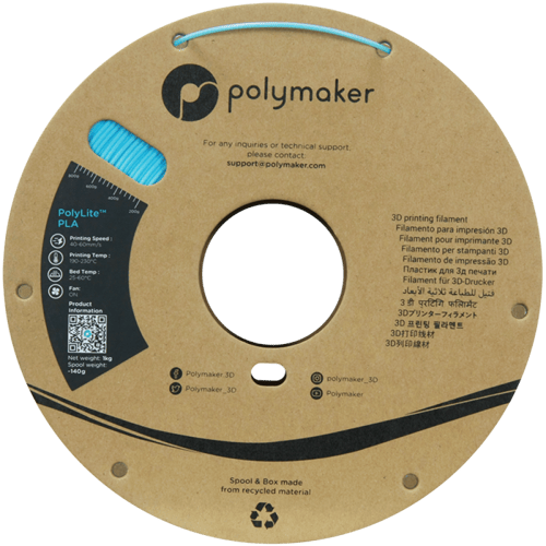 polymaker PolyLite™ PLA Aqua Blue/1.75mm/1kg