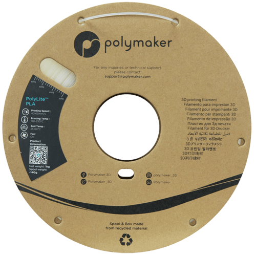 polymaker PolyLite™ PLA Natural/1.75mm/1kg
