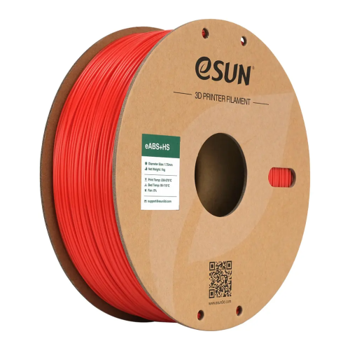 eSun eABS+HS (Red) 1.75mm 3D Filament 1KG