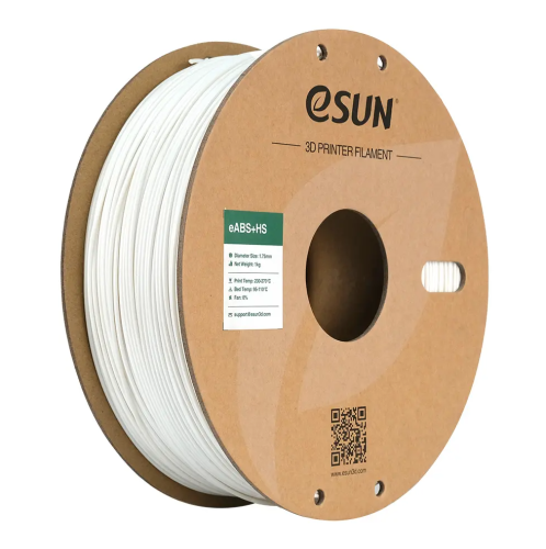 eSun eABS+HS (White) 1.75mm 3D Filament 1KG