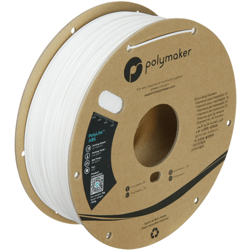polymaker PolyLite™ ABS White/1.75mm/1kg