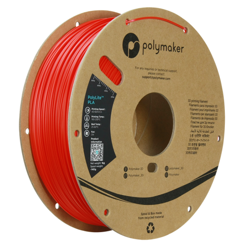 polymaker PolyLite™ PLA Red/1.75mm/1kg