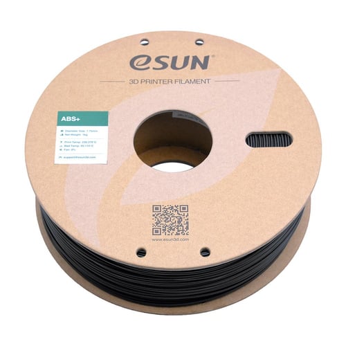 eSun ABS+ (Black) 1.75mm 3D Filament 1KG