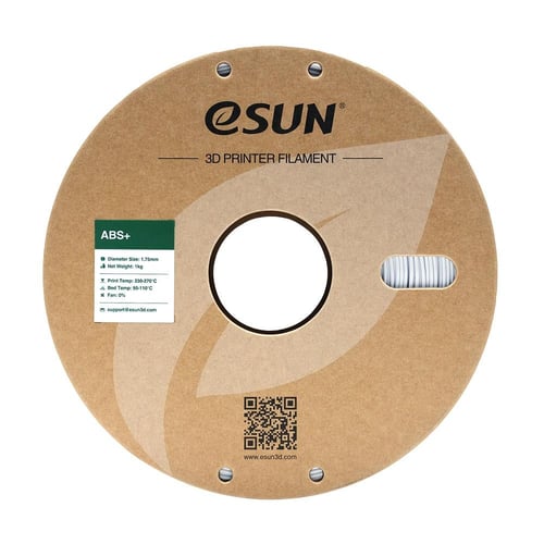 eSun ABS+ (Cold White) 1.75mm 3D Filament 1KG