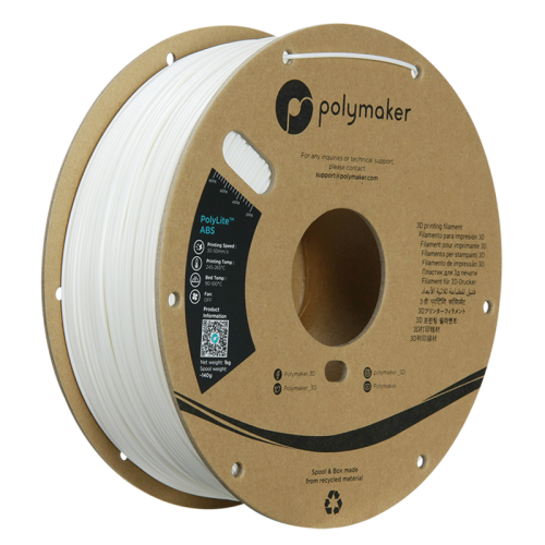polymaker PolyLite™ ABS White/1.75mm/1kg