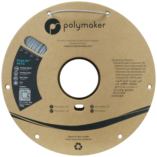 polymaker PolyLite™ PETG Grey/1.75mm/1kg