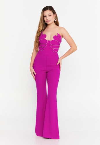 Strapless Viscose Regular Fit Regular Evening Jump...