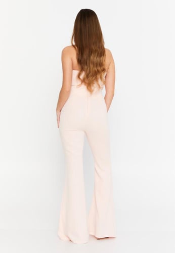 Strapless Viscose Regular Fit Regular Evening Jump...