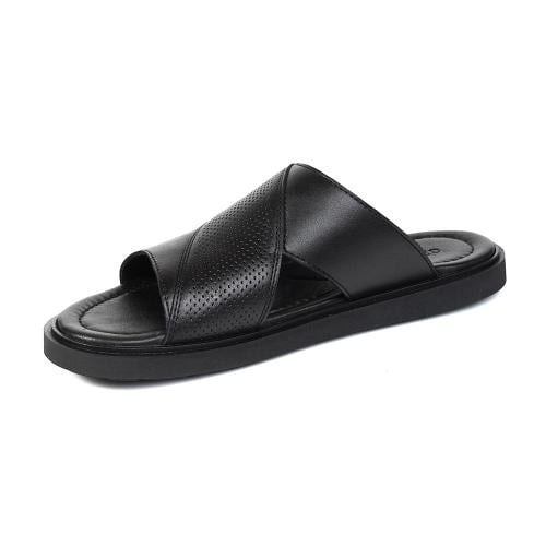 LEATHER MEN SLIPPERS-4Y1FT64517