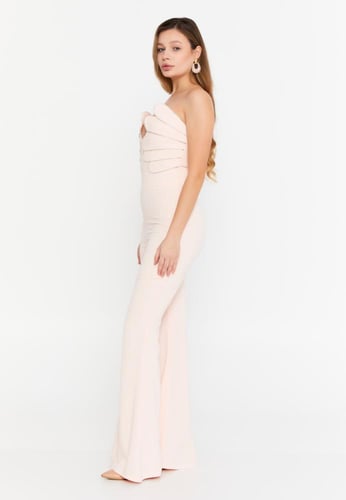 Strapless Viscose Regular Fit Regular Evening Jump...
