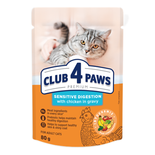 Club 4 Paws Premium Wet Food for Adult Cats Sensit...