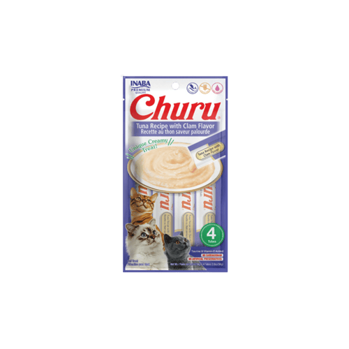 Inaba Churu - Cat Purée Treats with Tuna & Scallop...