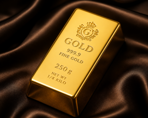 Gold bar quarter kilogram