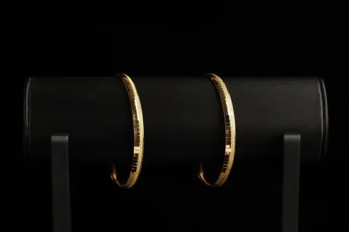 Wide earrings 7.6 grams