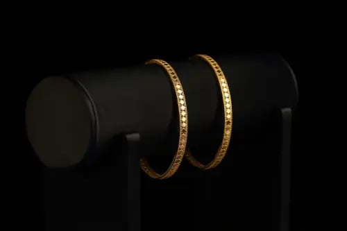 Wide earrings 8 grams