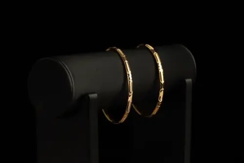 Wide earrings 8.1 grams