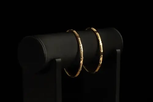 Wide earrings 7.6 grams
