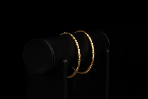 Wide earrings 7.3 grams