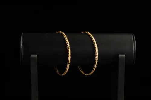 Wide earrings 7 grams