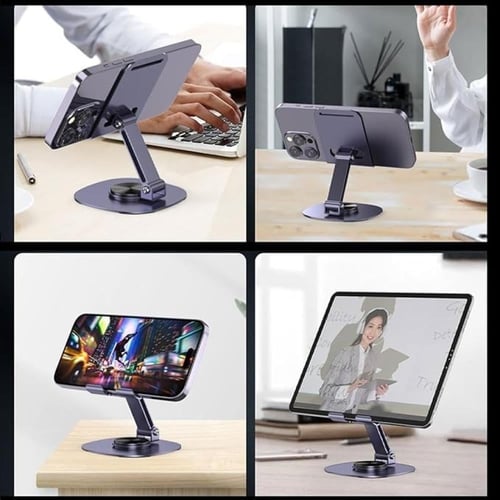 حامل جوال مكتبي متحرك 360 درجة