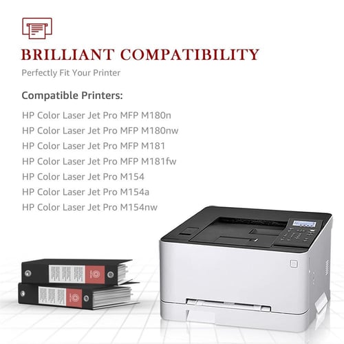 حبر طابعة 205A اسود CF530A متوافق مع طابعات hp