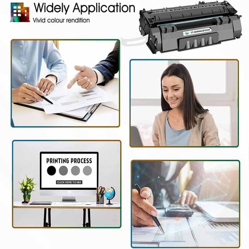 حبر طابعة 53A اسود Q7553A متوافق مع طابعاتhp HP pr...