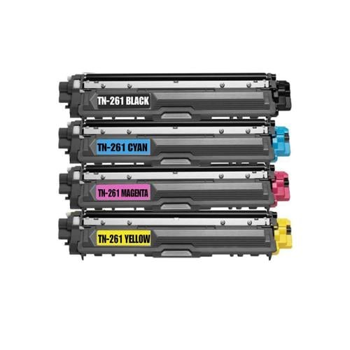 طقم احبار طابعات برذر ملون TN-261 brother