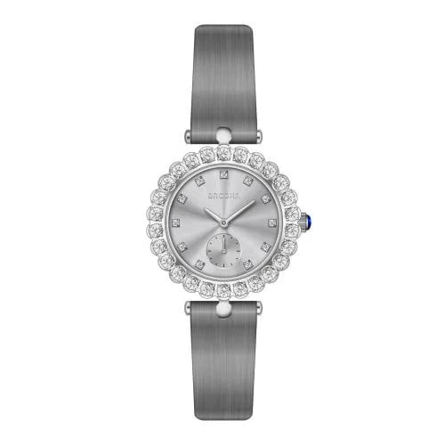 Brosha women's leather watch