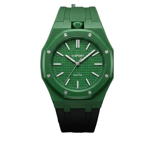 Sports wristwatch with an octagonal bezel
