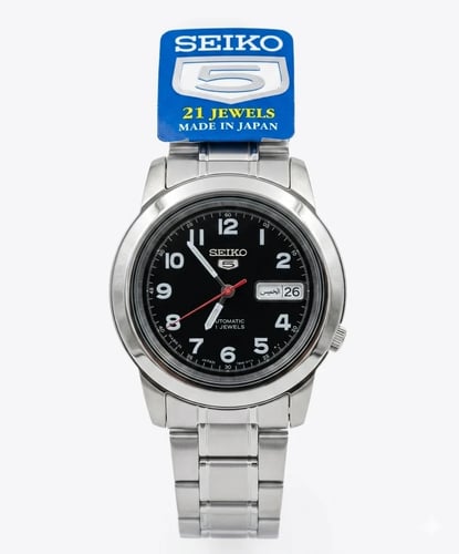 SEIKO 5 Automatic — Premium Black Dial