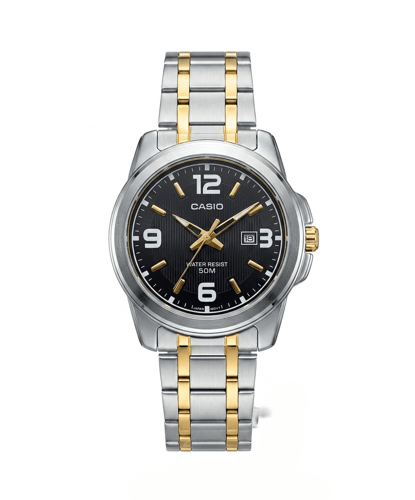 Casio Men's Vintage — Two-Tone Silver & Gold
