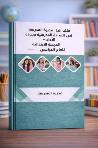ملف إنجاز مديرة المدرسة في القيادة المدرسية وجودة...