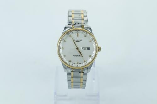 ساعة ماركة Longines من الإستيل والذهب عيار 18