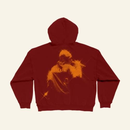 ENCORE RED ZIP HOODIE