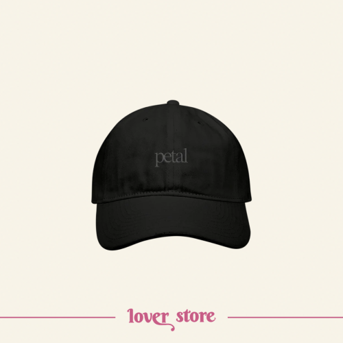 petal hat (black)