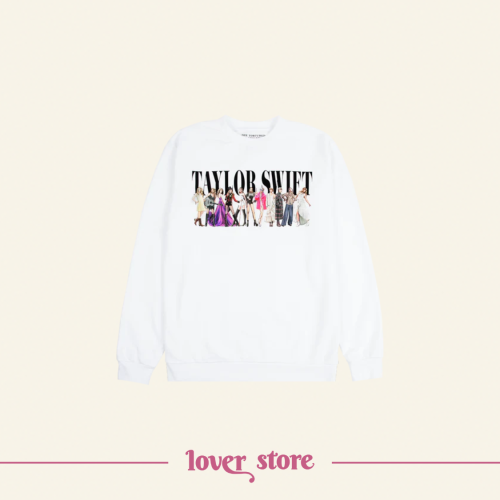 TTPD ERAS WHITE CREWNECK