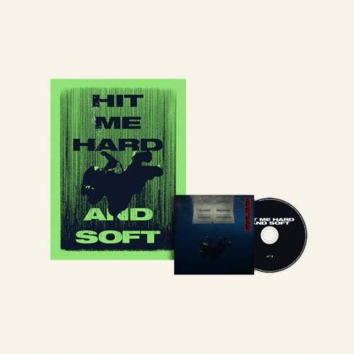 HIT ME HARD AND SOFT GREEN POSTER FAN PACK