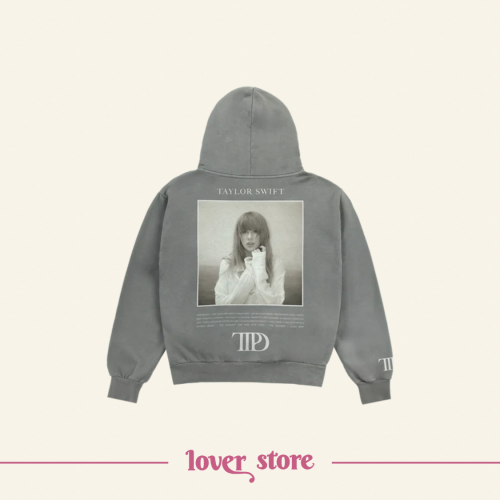 THE TORTURED POETS DEPARTMENT GRAY HOODIE