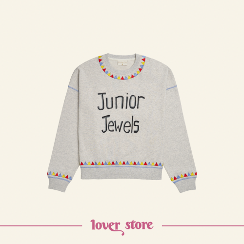 YOU BELONG WITH ME JUNIOR JEWELS CREWNECK SWEATSHI...