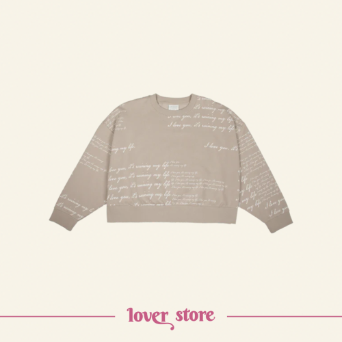 I LOVE YOU IT'S RUINING MY LIFE BOXY CROPPED CREWN...