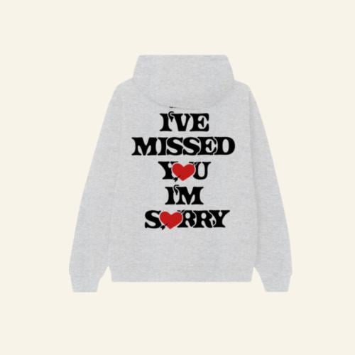 i've missed you, i'm sorry heather gray hoodie