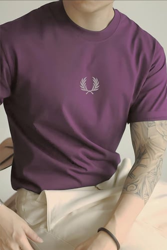 FRED PERRY MEN T-SHIRT كحلي