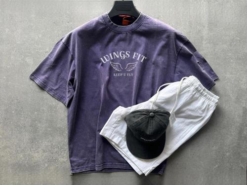 طقم تيشيرت اوفر سايز شورت