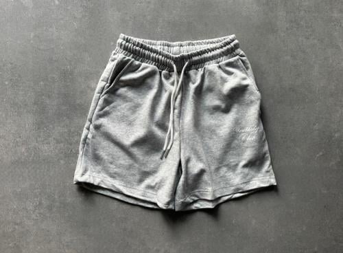 شورت رمادي قطني