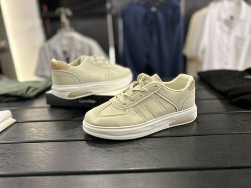 حذاء رجالي رسمي كاجوال متوفر لونين بيجي - ابيض