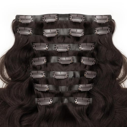 كلبس مطور بني غامق ويفي