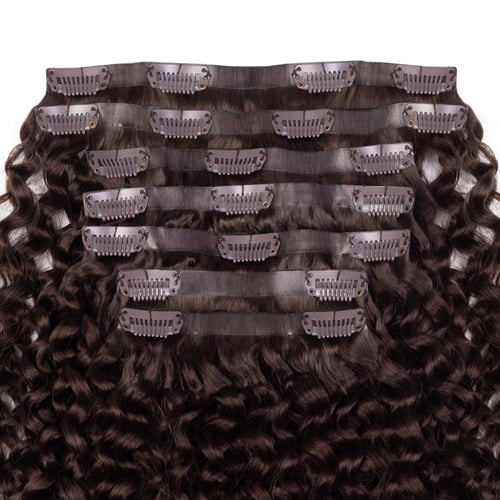 كلبس مطور بني غامق كيرلي