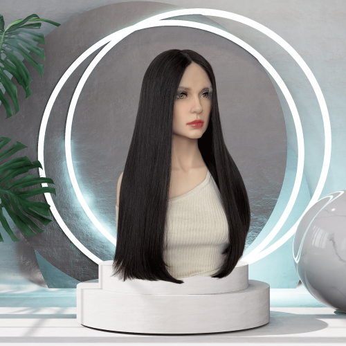 باروكة اسود طبيعي